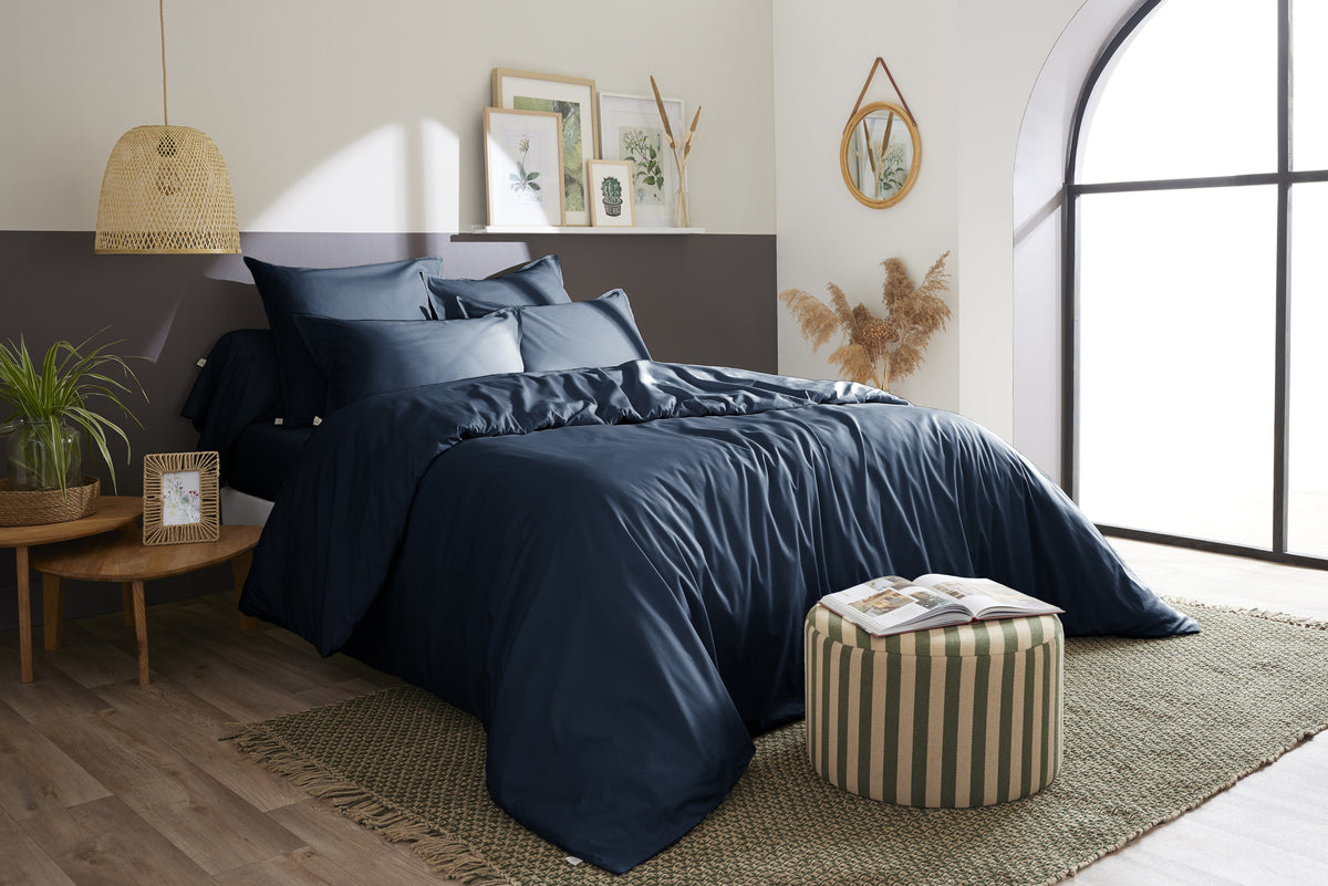 Bally - Påslakan Enfärgad Percale - 100 % Bomull - Midnattsblå