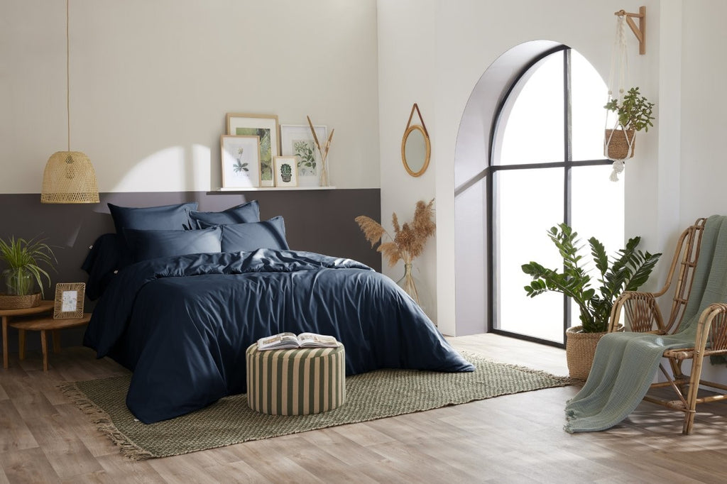 Bally - Påslakan Enfärgad Percale - 100 % Bomull - Midnattsblå