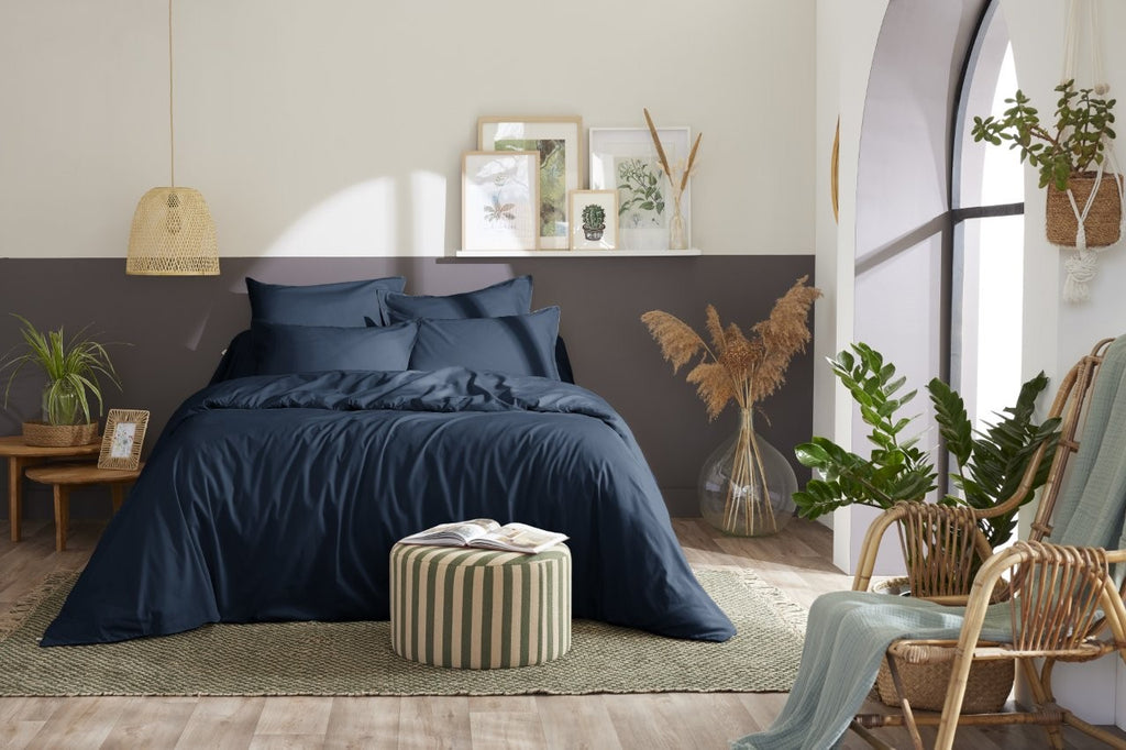 Bally - Påslakan Enfärgad Percale - 100 % Bomull - Midnattsblå