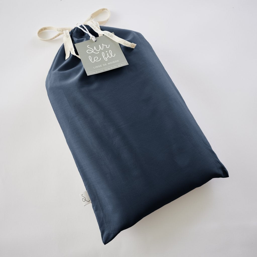 Bally - Påslakan Enfärgad Percale - 100 % Bomull - Midnattsblå