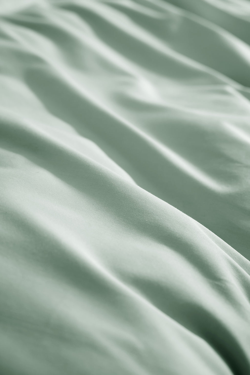 Bally - Dekbedovertrek effen percale - 100% katoen - Celadon