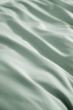 Bally - Dekbedovertrek effen percale - 100% katoen - Celadon