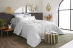 Bally - Plain Percale Duvet Cover - 100% Cotton - Snow