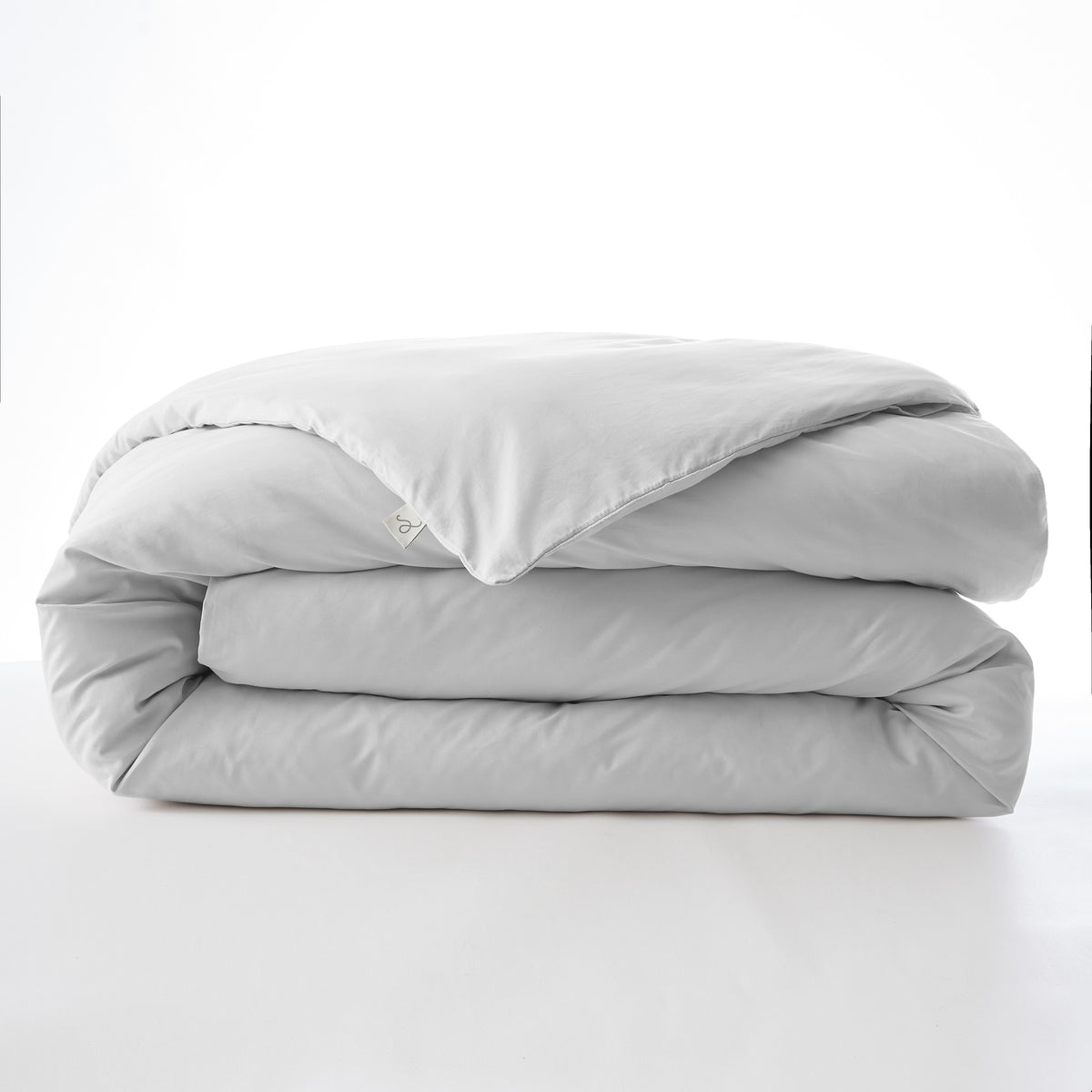 Bally - Plain Percale Duvet Cover - 100% Cotton - Snow