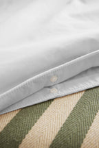 Bally - Plain Percale Duvet Cover - 100% Cotton - Snow