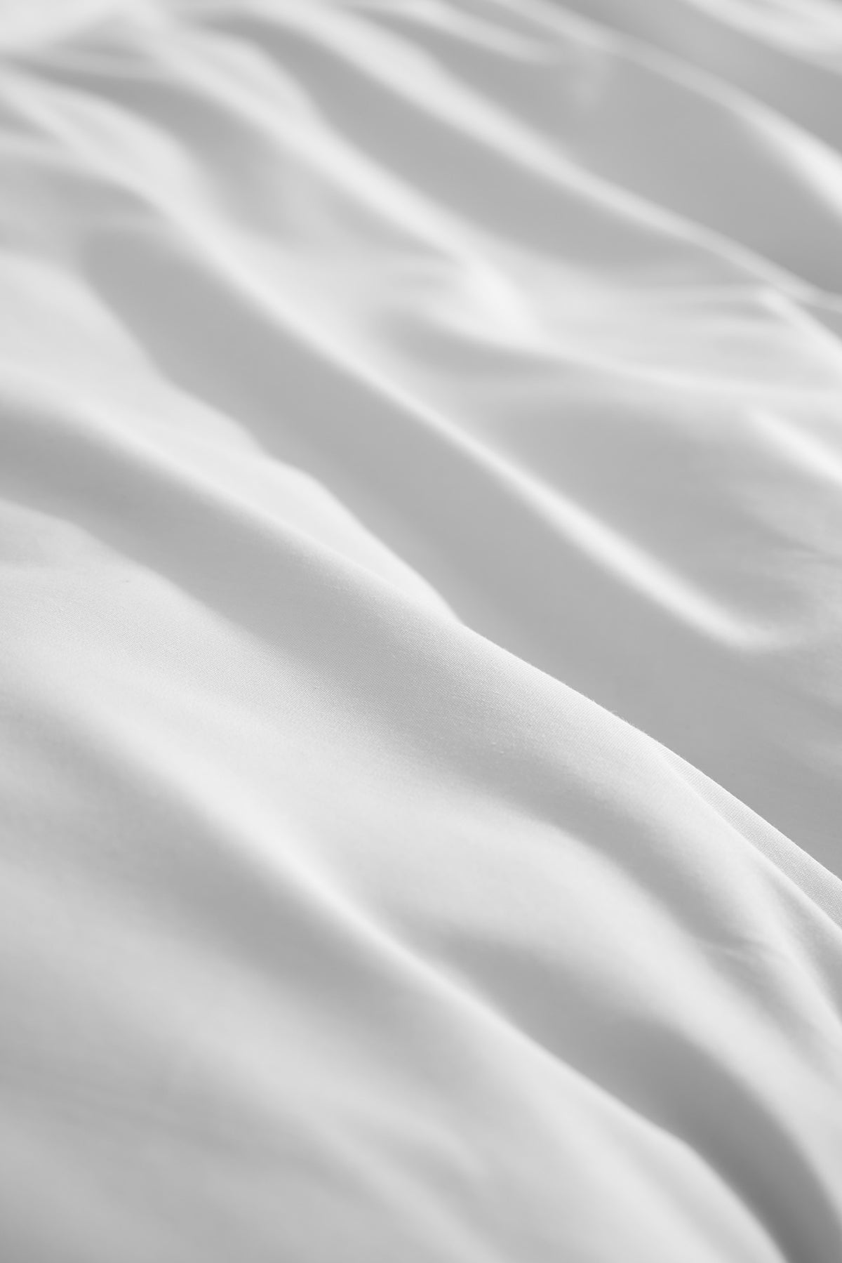 Bally - Plain Percale Duvet Cover - 100% Cotton - Snow