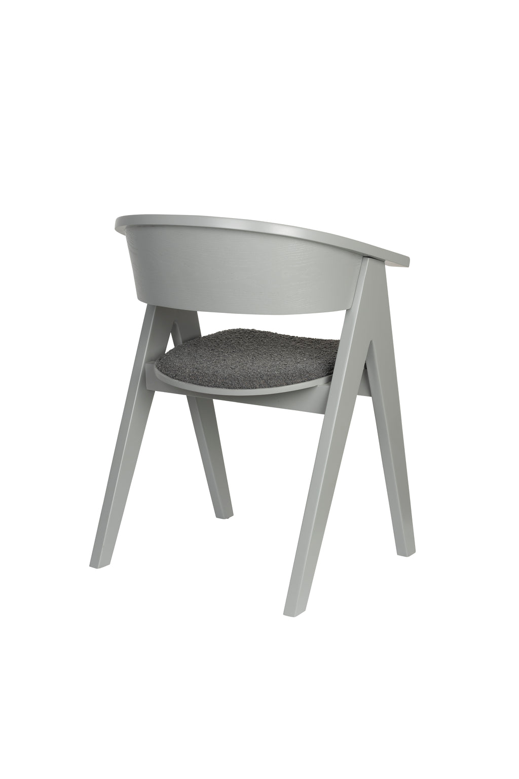 Ndsm - Fauteuil De Salle À Manger - Frêne massif - Gris