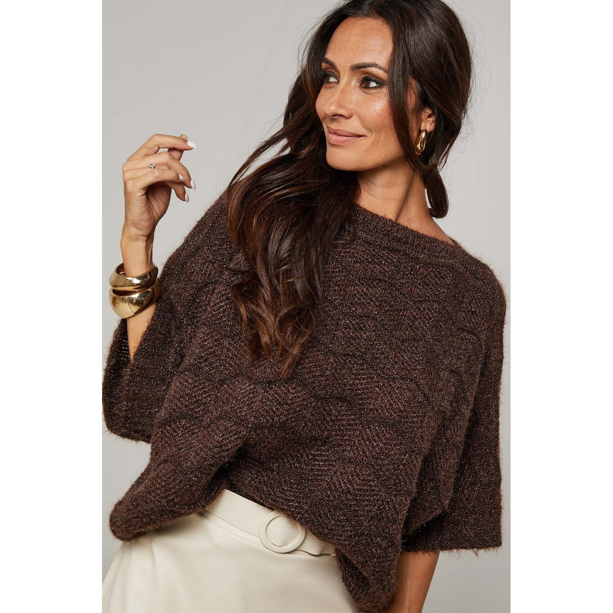 Sweter - Czekoladowy