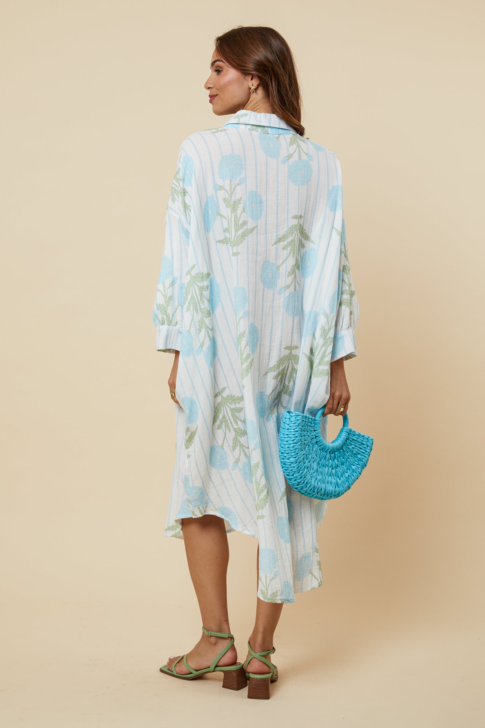 Robe Chemise - Ciel