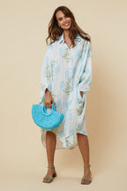 Robe Chemise - Ciel