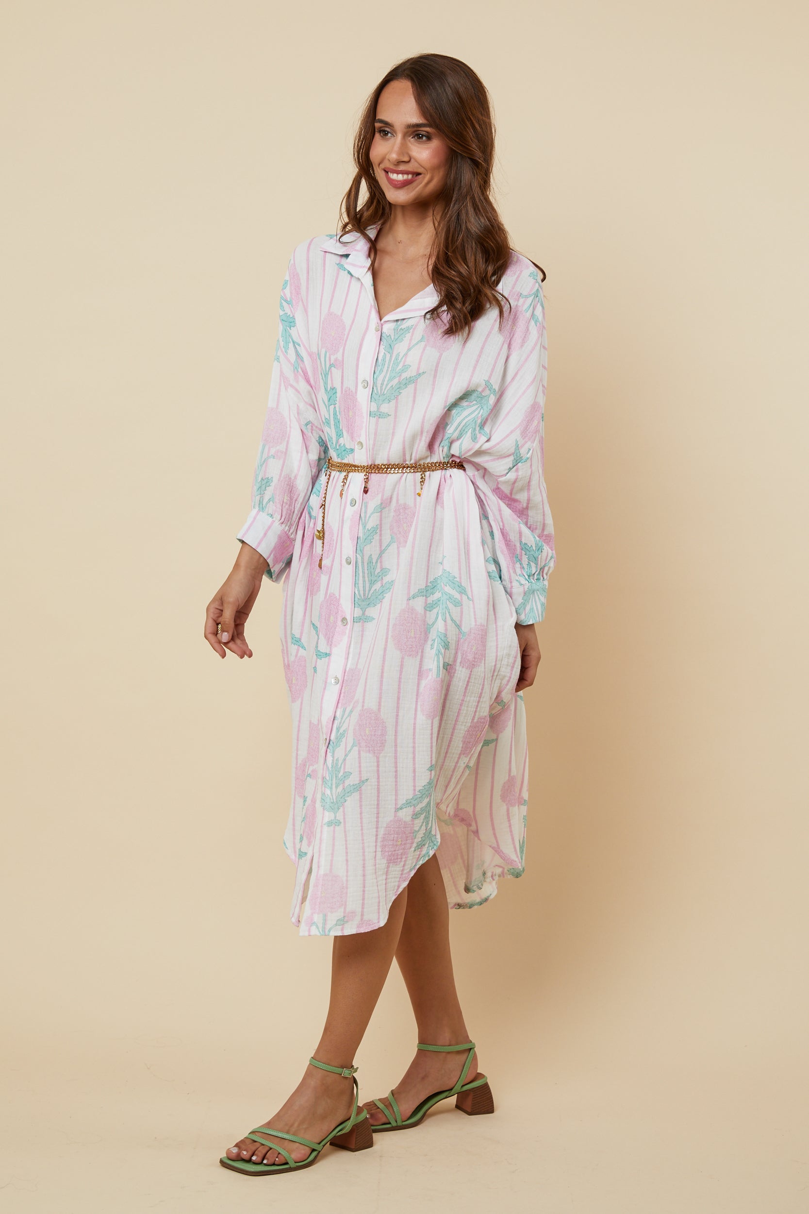 Robe Chemise - Rose