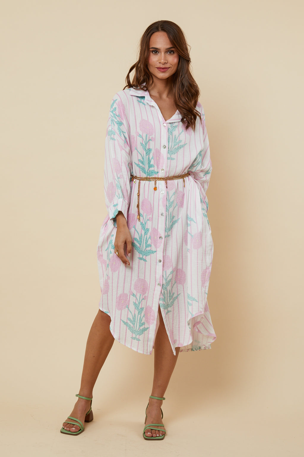 Robe Chemise - Rose