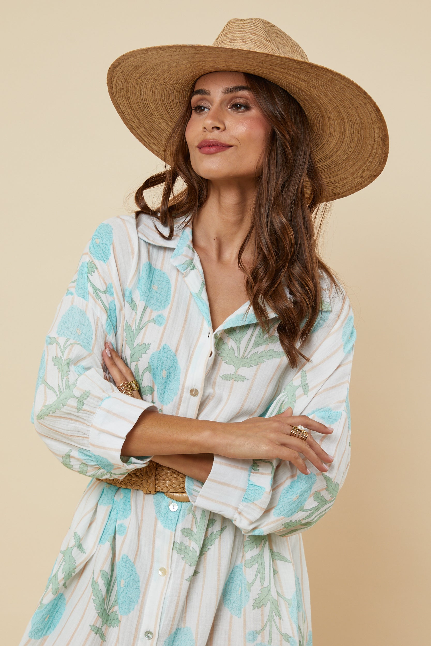 Robe Chemise - Vert