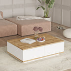 Mesa de Centro Fr14-Aw - Pino Atlántico / Blanco