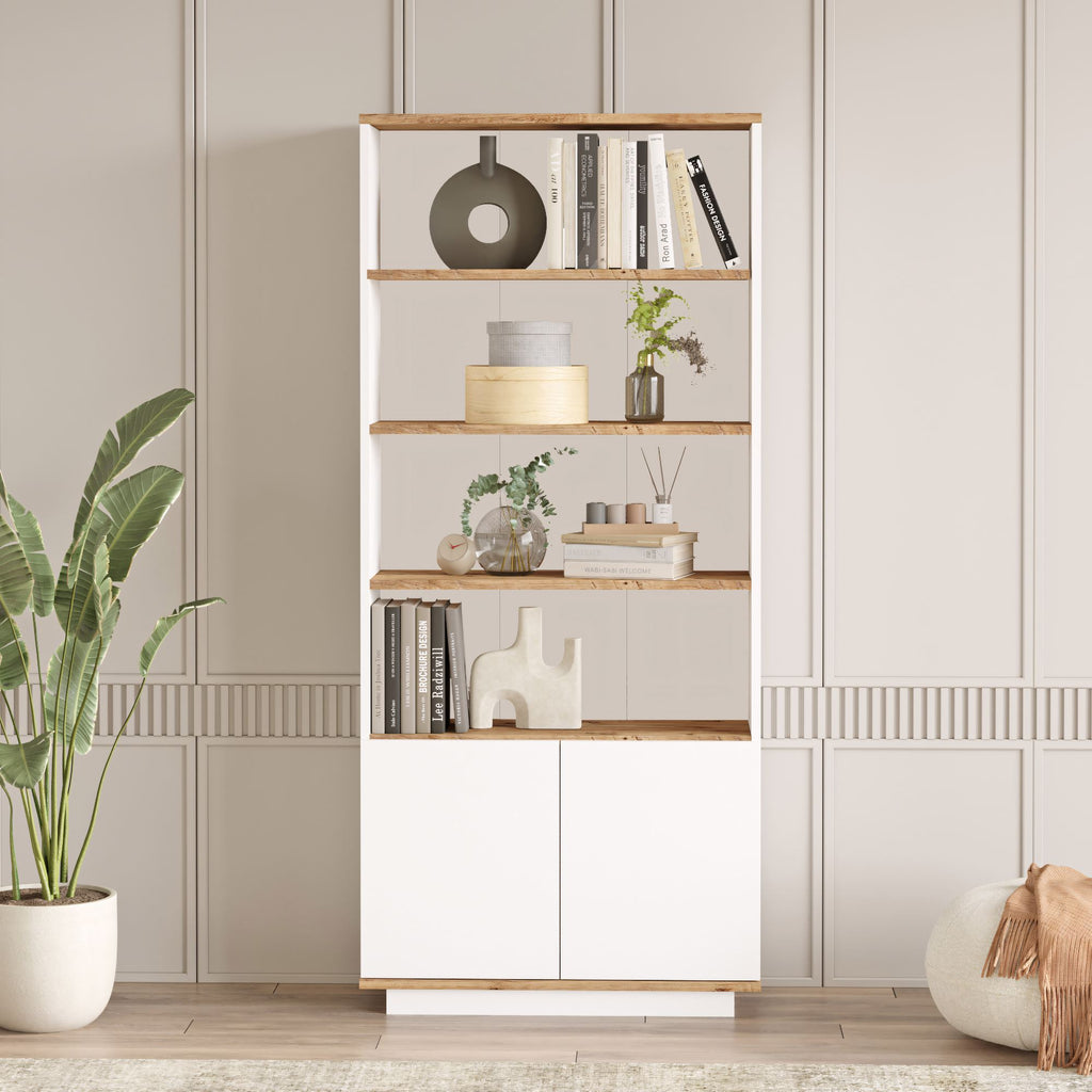 Librerías Fr16-Aw - Pino Atlántico / Blanco