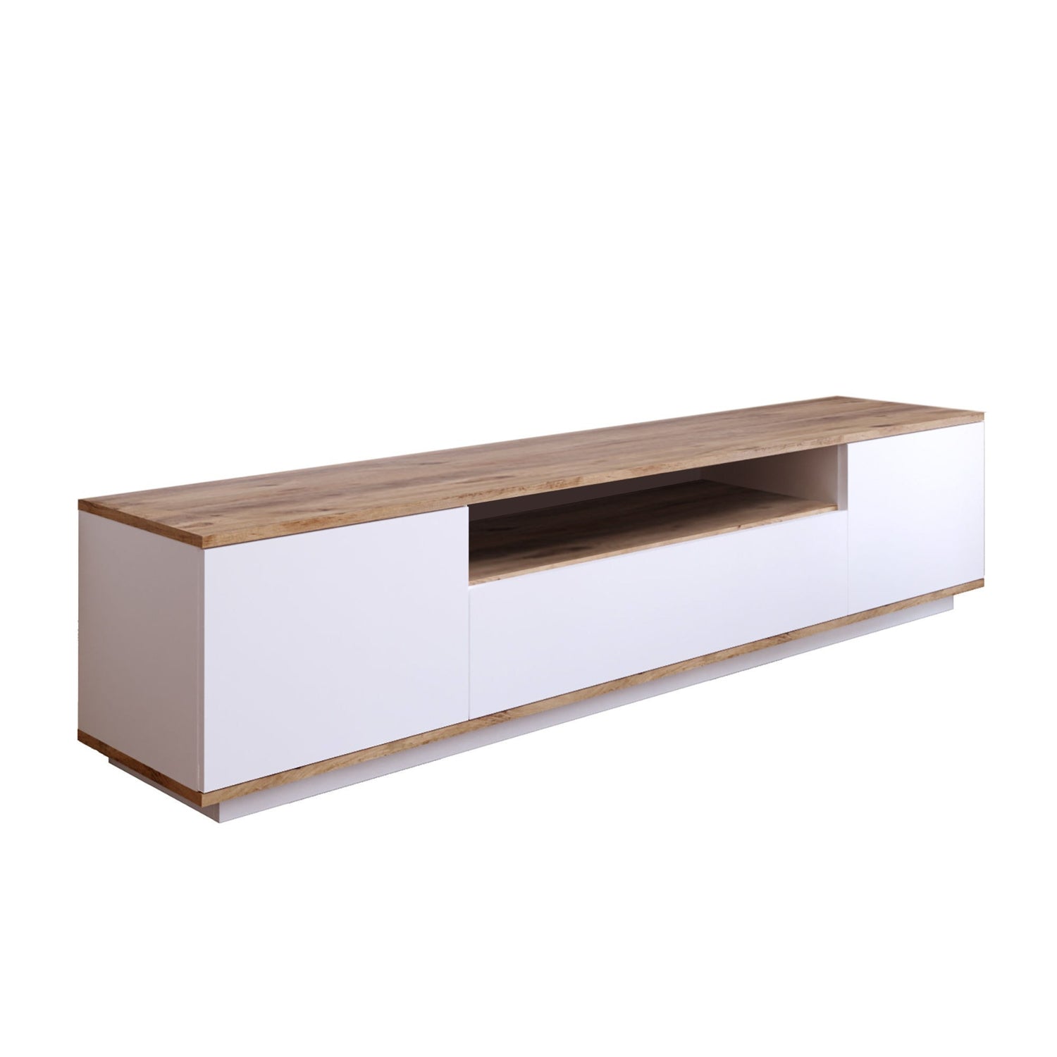 Meubles Tv Fr7-Aw - Pin Atlantique / Blanc