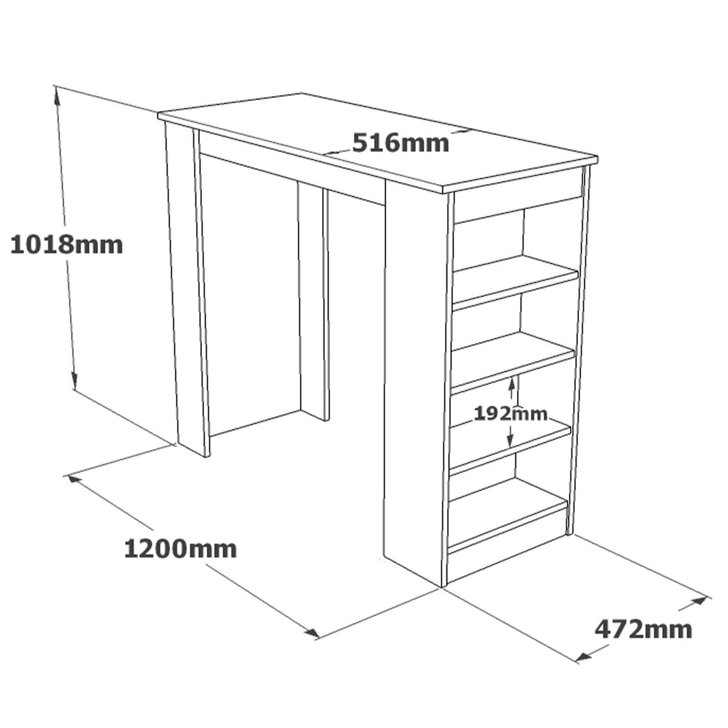Bar Tables St1-W - White