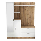 Muebles de Entrada Dd5-Aw - Pino Atlántico / Blanco