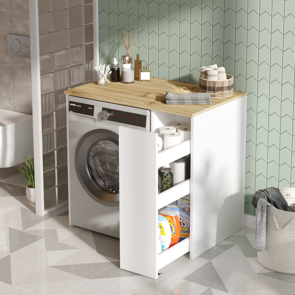 Mueble De Baño Sa1-Wk - Nogal / Blanco