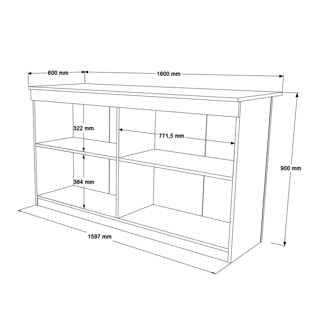 Mesa de Cocina Or1-W - Blanco