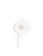 Zahra - Wall Lamp - Ceramic - Red