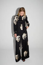 Shirt Print Maxi Beige Flower