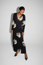 Maxi Dress Maxi Beige Flower