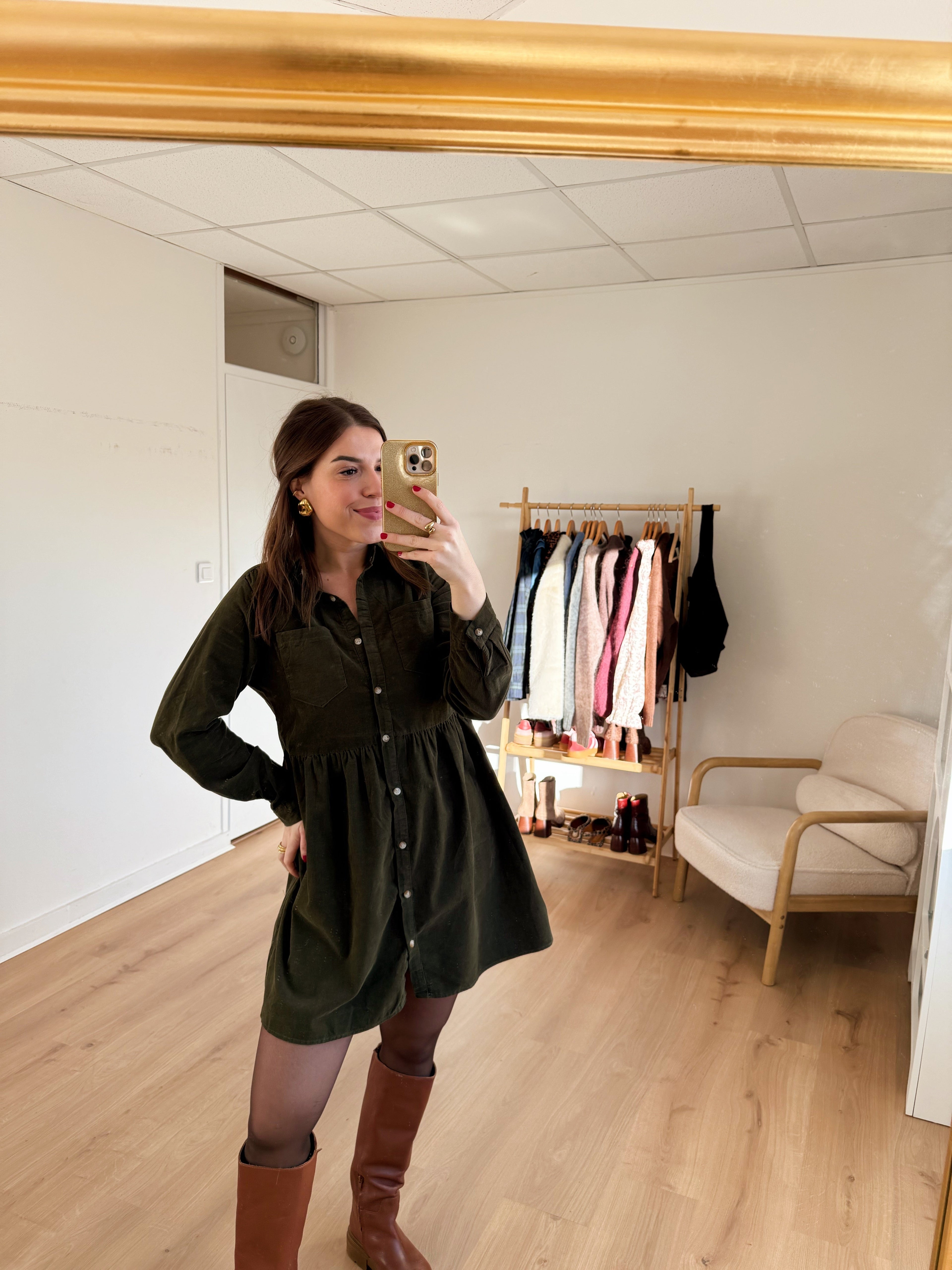 Victoria Dress Khaki