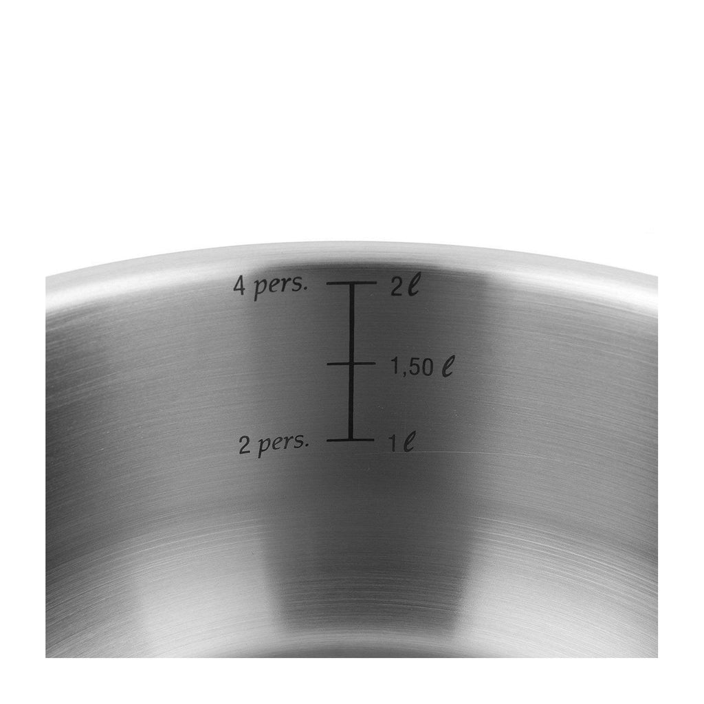 Fauchon - Set 7 Pièces Amovibles Inox 18/8 Induction - Argent