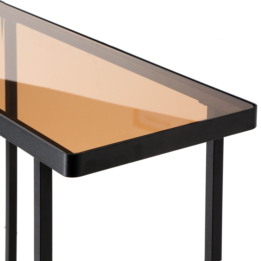 Ora - Console - Smoked Glass