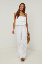 Ensemble Chemise Et Short - Blanc