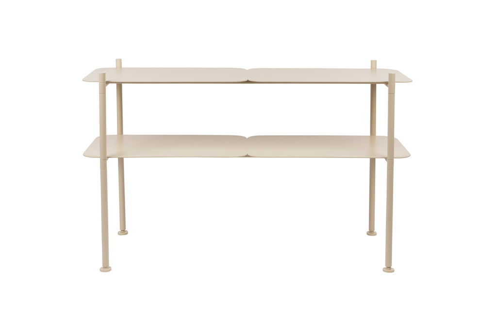 River L - Estante - Hierro - Arroz/Beige