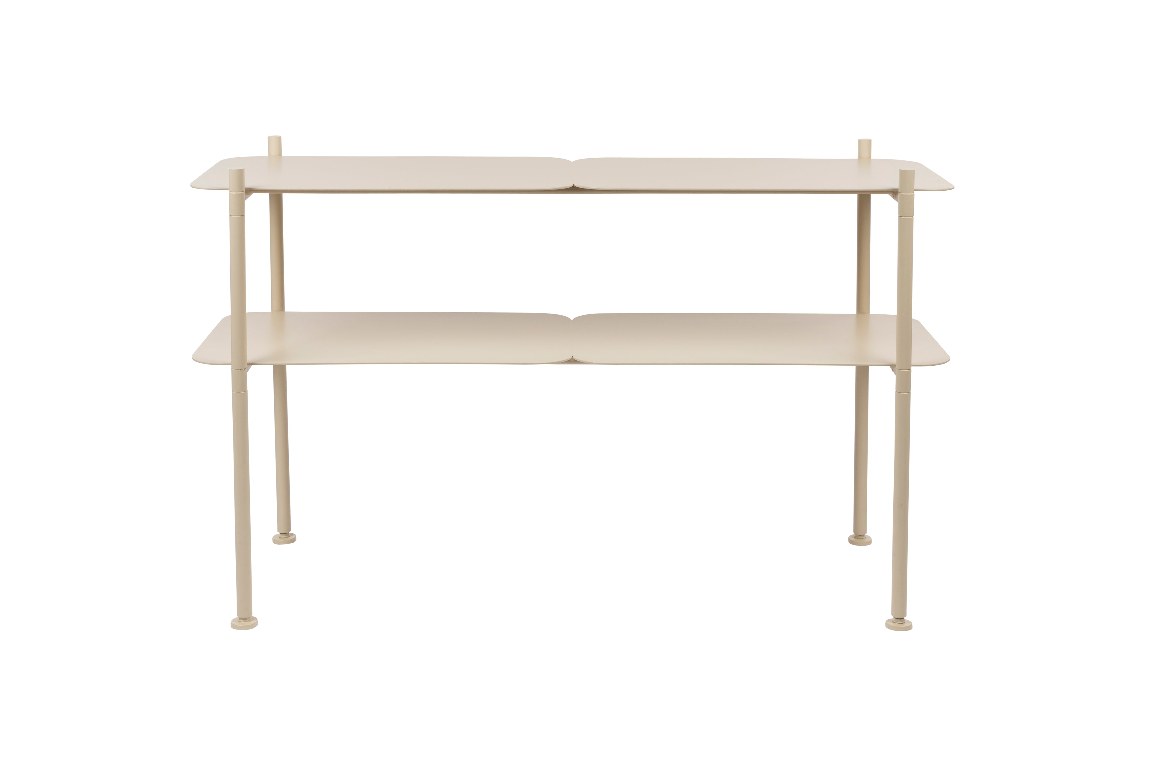 River L - Estante - Hierro - Arroz/Beige