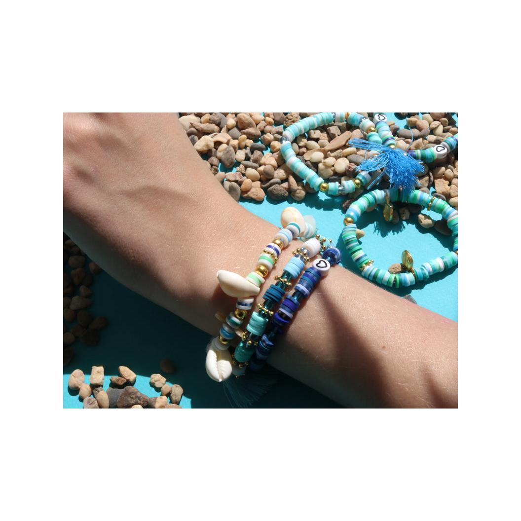 Mix of Heishi Beads and Charms - Bali