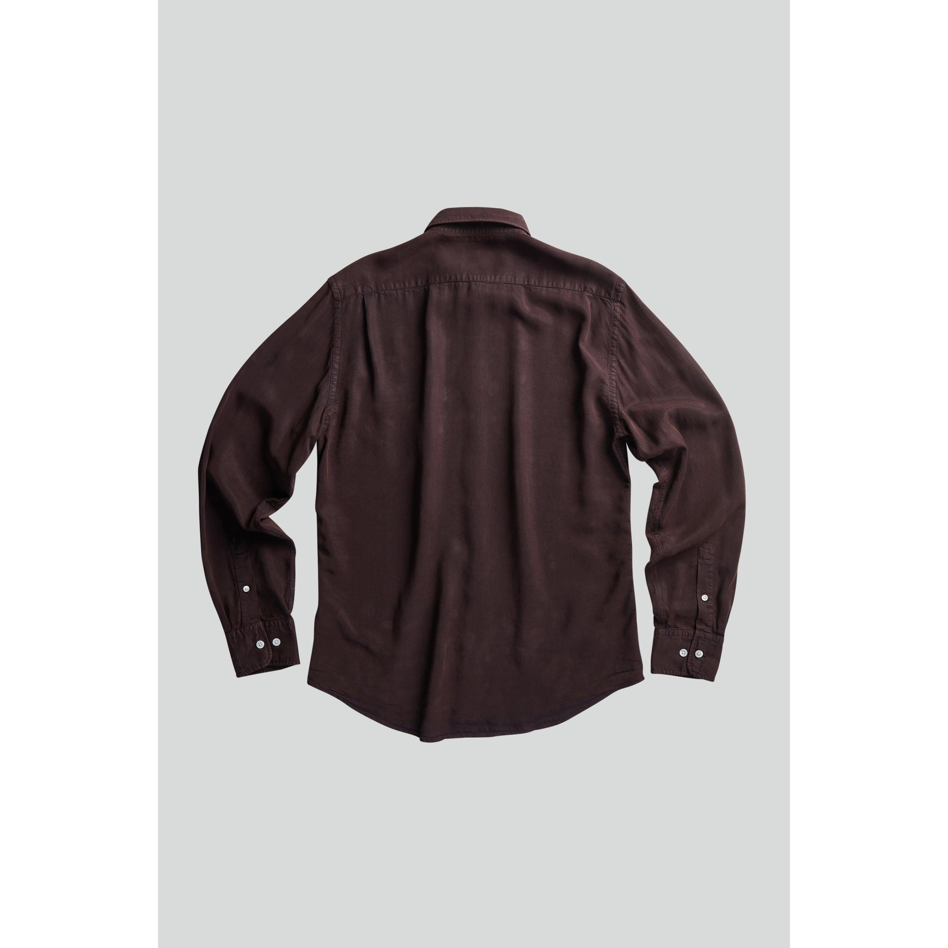 Camisa Manza Slim - Vino Oscuro