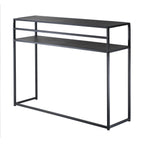 Olli - Console Table - Black Metal