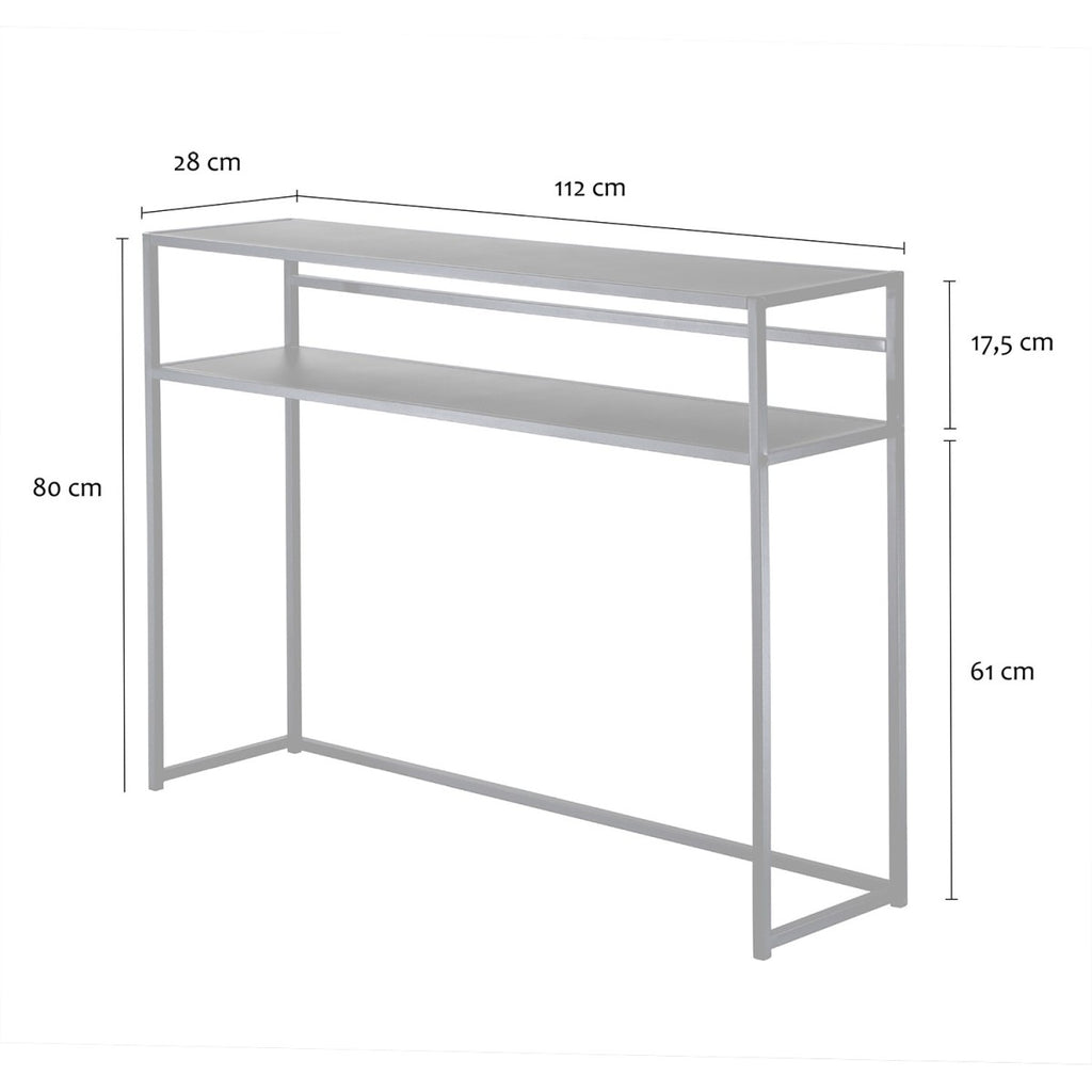 Olli - Console Table - Black Metal
