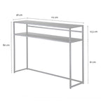Olli - Console Table - Black Metal
