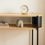 Eklo - Console 3 Niveaux - Bois & Métal Noir