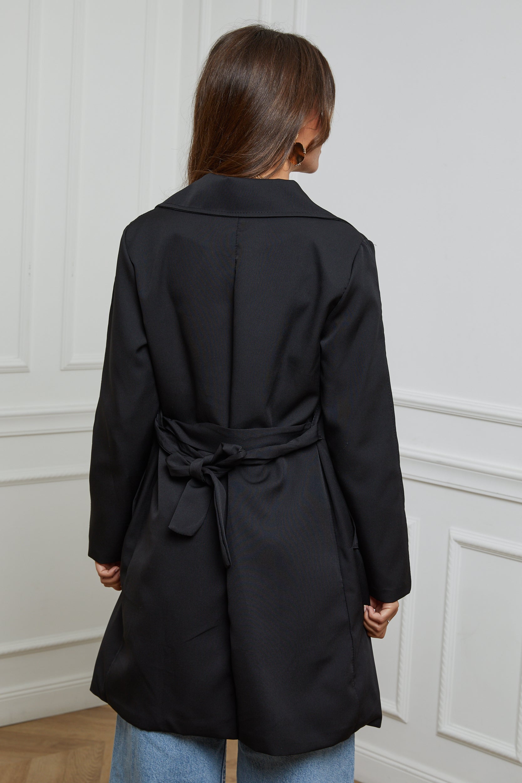 Gabardina - Negro