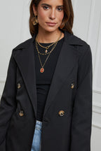 Gabardina - Negro