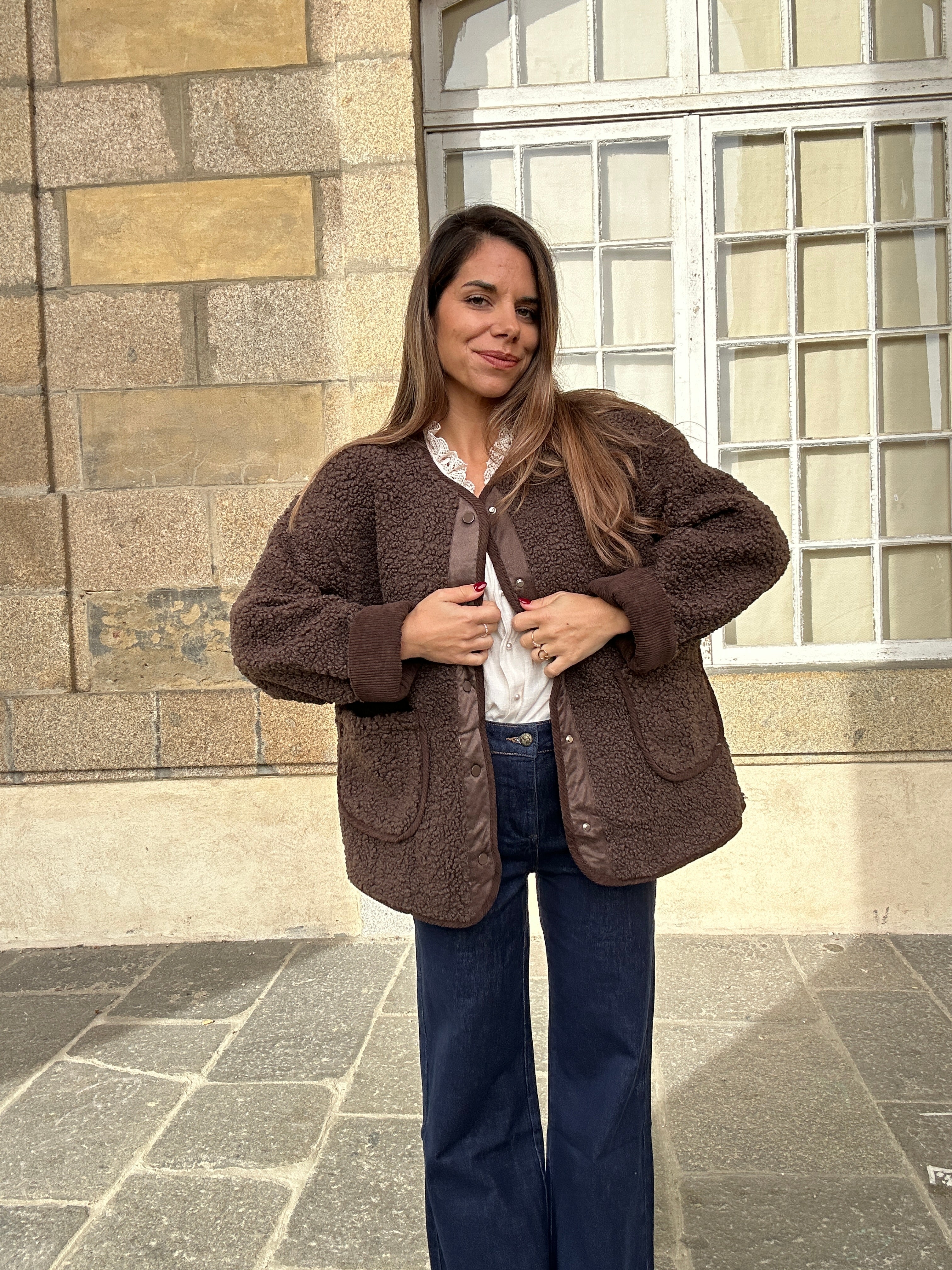 Chaqueta Moumoute Esmée Marrón