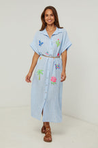 Robe Chemise - Ciel