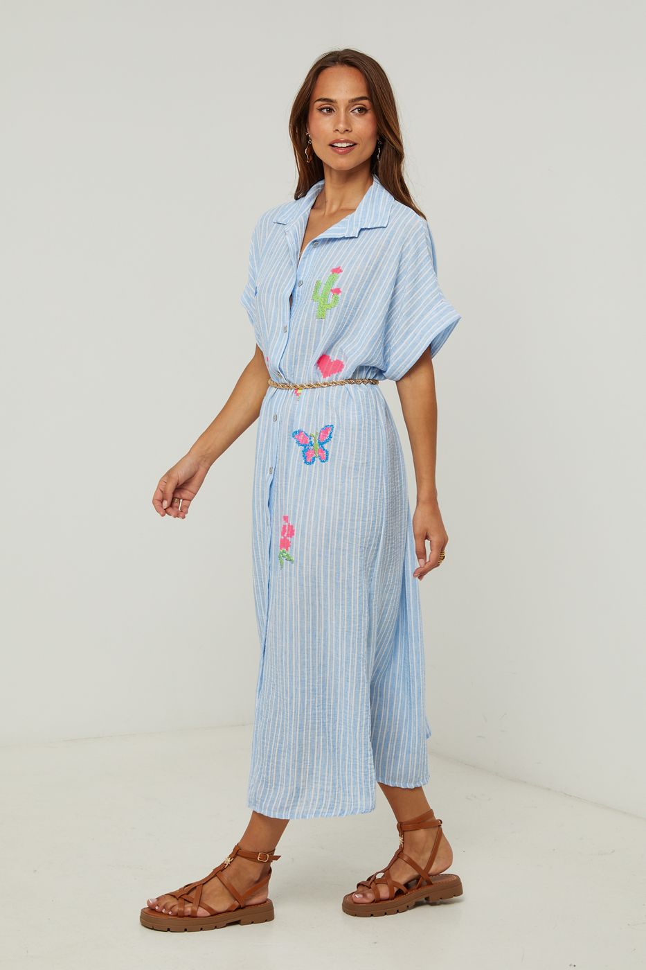 Robe Chemise - Ciel