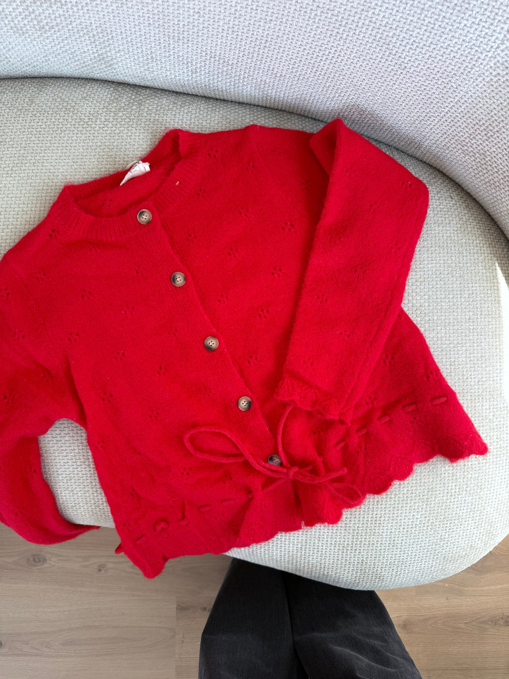 Cardigan Emma Rouge