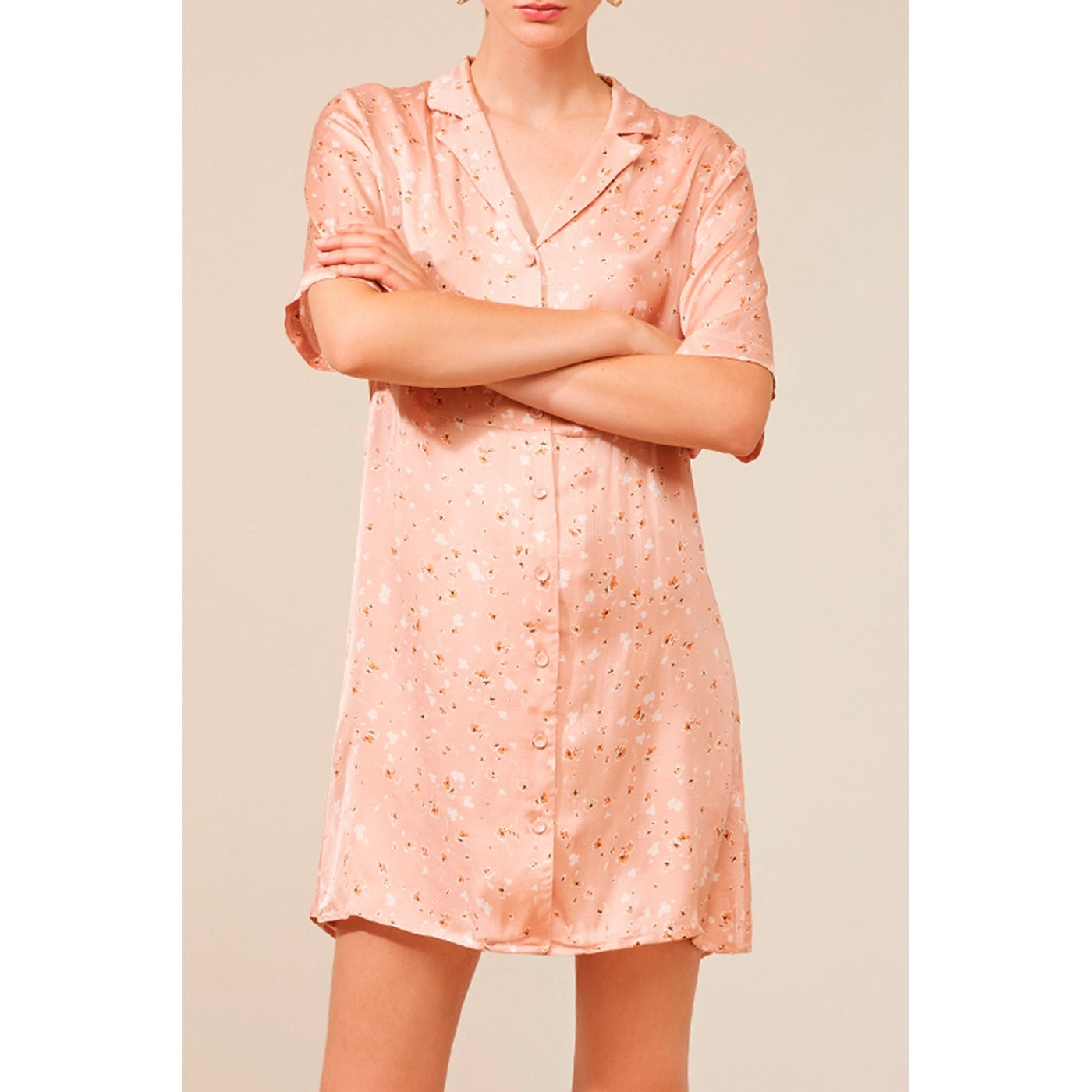 Suncoo - Vestido Camisero - Nude