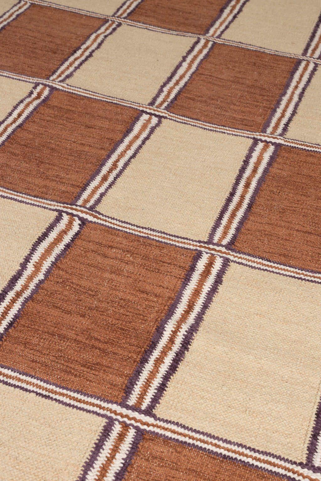 Gambit - Rug - Cotton - Beige/Terracotta