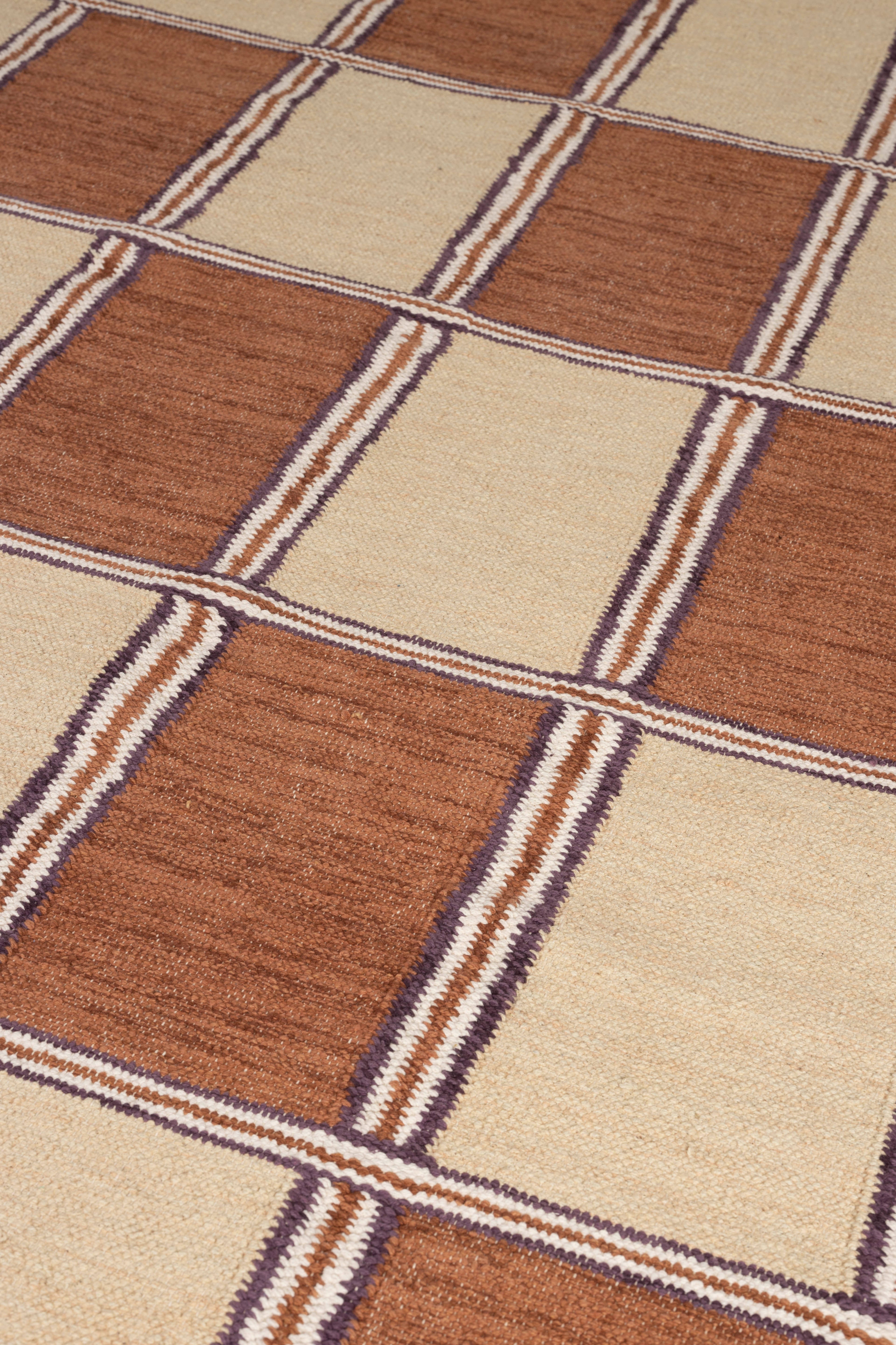 Gambit - Rug - Cotton - Beige/Terracotta