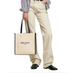 Jimmy Choo - Medium Logo Tote Bag - Women - Beige