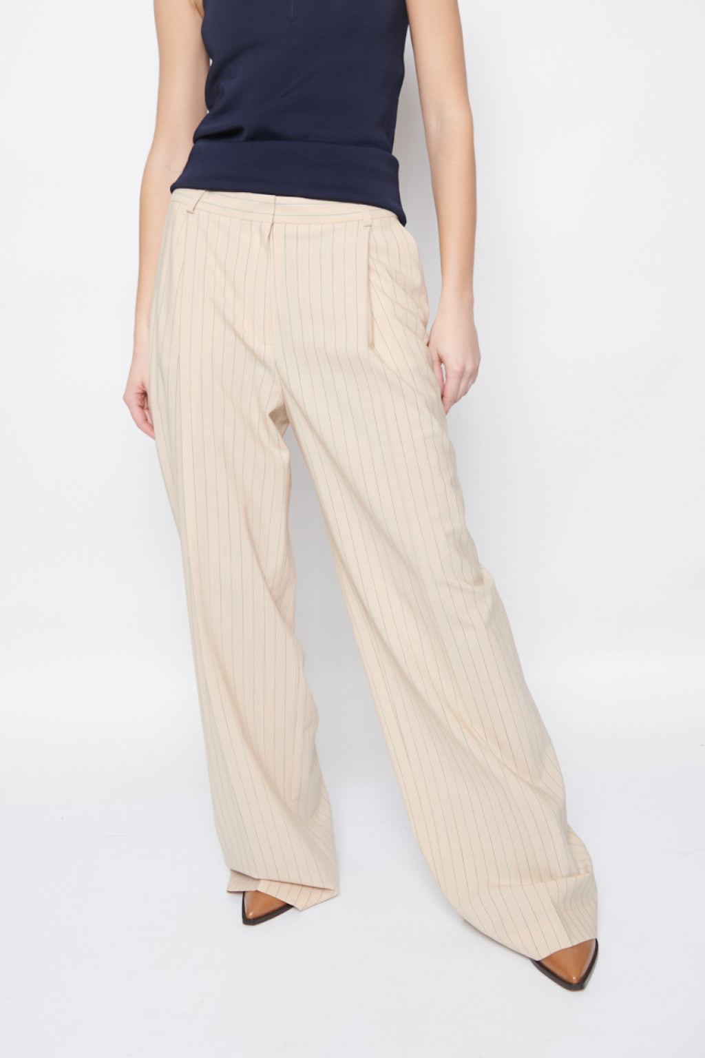 Trousers - Beige/Black - Women